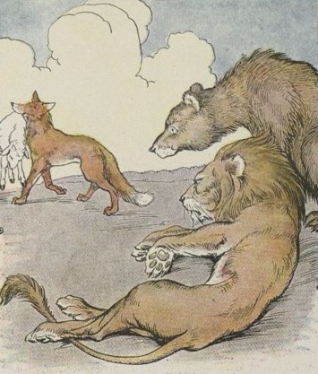THE LION, THE BEAR, AND THE FOX