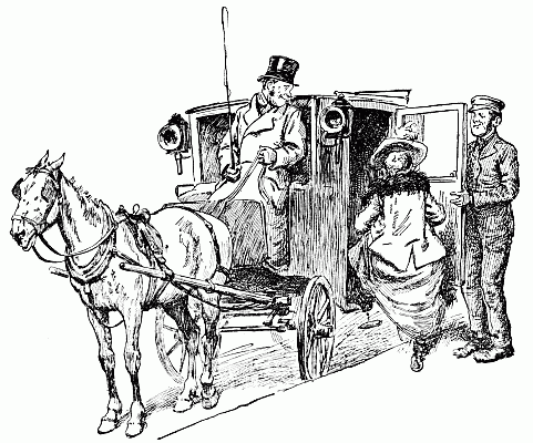 OSWALD SAW THE DRIVER WINK AS HE PUT HIS BOOT ON THE STEP, AND THE PORTER WHO WAS OPENING THE CAB DOOR WINKED BACK.
