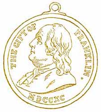 MEDAL GIVEN BY THE BOSTON PUBLIC SCHOOLS FROM THE FRANKLIN FUND