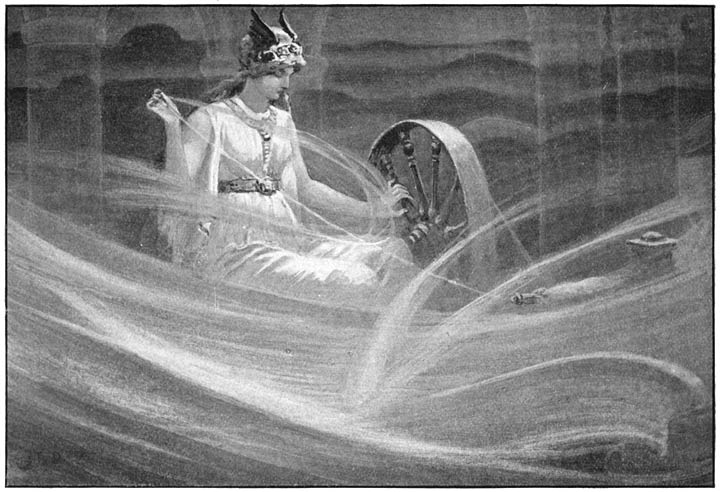 Frigga spinning the Clouds