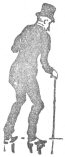 Man with walking stick