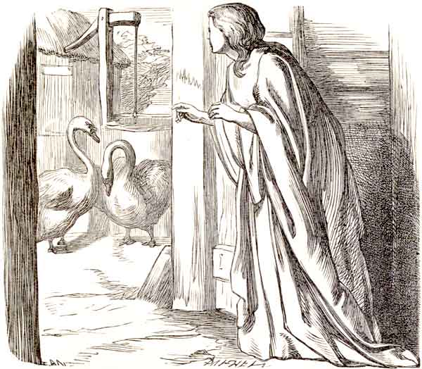 THE DISGUISED PRINCESSES BID FAREWELL TO THE VIKING
WOMAN.